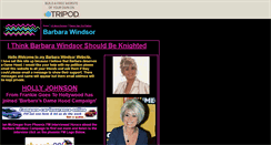Desktop Screenshot of damebarbarawindsor.tripod.com