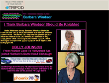 Tablet Screenshot of damebarbarawindsor.tripod.com