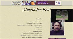 Desktop Screenshot of alexanderfric.tripod.com