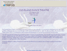 Tablet Screenshot of clevelanddancetheatr.tripod.com