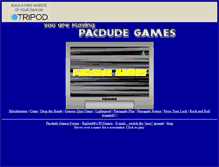 Tablet Screenshot of pacdudegames.tripod.com