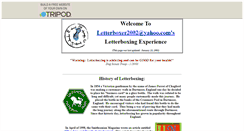Desktop Screenshot of letterboxer2002.tripod.com