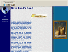 Tablet Screenshot of nova-foods.tripod.com