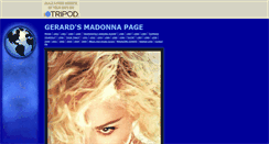 Desktop Screenshot of gerards-madonna-page.tripod.com
