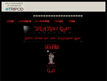 Tablet Screenshot of deathbyclan.tripod.com