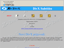 Tablet Screenshot of divxsubtitles.tripod.com