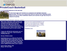 Tablet Screenshot of basketballcoach1.tripod.com