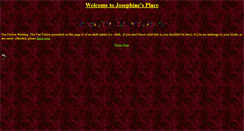 Desktop Screenshot of josephinedarcy.tripod.com