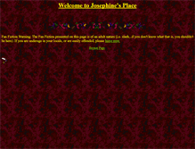 Tablet Screenshot of josephinedarcy.tripod.com