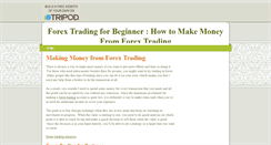 Desktop Screenshot of forextradingforbeginner.tripod.com