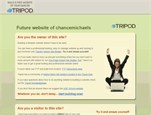 Tablet Screenshot of chancemichaels.tripod.com