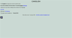 Desktop Screenshot of canglish.tripod.com