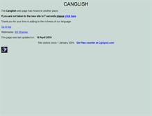 Tablet Screenshot of canglish.tripod.com