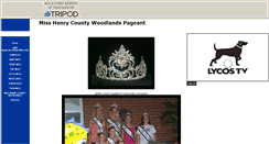 Desktop Screenshot of misshenrycowoodlands.tripod.com