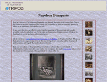 Tablet Screenshot of napoleone.tripod.com