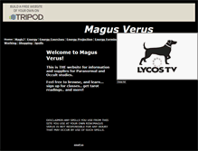 Tablet Screenshot of magusverus.tripod.com