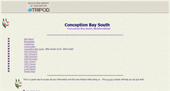 Desktop Screenshot of conceptionbaysouth.tripod.com