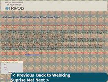 Tablet Screenshot of donkeyboy.tripod.com
