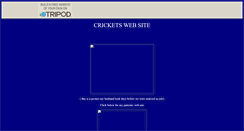 Desktop Screenshot of cricket326.tripod.com