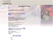 Tablet Screenshot of jeremiahparker1846.tripod.com