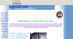 Desktop Screenshot of clevbolivar.tripod.com