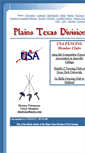 Mobile Screenshot of plainstexasdivision.tripod.com