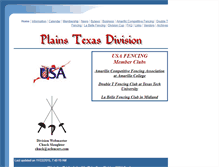 Tablet Screenshot of plainstexasdivision.tripod.com