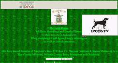 Desktop Screenshot of mcguirehome.tripod.com