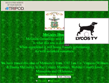Tablet Screenshot of mcguirehome.tripod.com