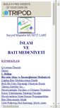 Mobile Screenshot of batimedeniyetiveislam.tripod.com