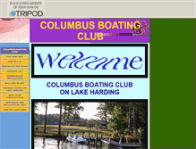 Tablet Screenshot of columbusboatingclub.tripod.com