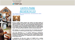 Desktop Screenshot of lionspark.tripod.com
