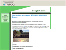 Tablet Screenshot of colegiocreces.tripod.com