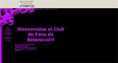 Desktop Screenshot of belanovafans.tripod.com