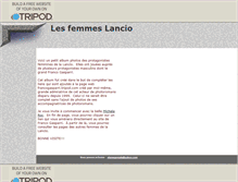 Tablet Screenshot of femmes-lancio.tripod.com