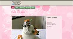 Desktop Screenshot of cakesforyou2012.tripod.com