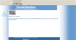 Desktop Screenshot of duvallauction.tripod.com