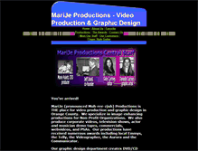 Tablet Screenshot of marijeproductions1.tripod.com