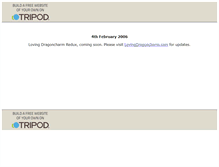 Tablet Screenshot of lovingdragoncharm.tripod.com