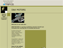 Tablet Screenshot of dkmotors.tripod.com