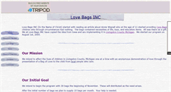 Desktop Screenshot of lovebags.tripod.com