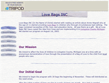 Tablet Screenshot of lovebags.tripod.com