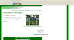 Desktop Screenshot of clairebourneantiques.tripod.com