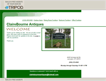 Tablet Screenshot of clairebourneantiques.tripod.com