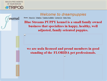 Tablet Screenshot of dreampuppies.tripod.com