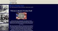 Desktop Screenshot of bostonfreedomtrail.tripod.com