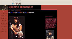 Desktop Screenshot of eponine-thenard.tripod.com