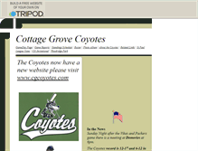 Tablet Screenshot of coyotesbaseball.tripod.com