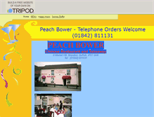 Tablet Screenshot of peachbower.tripod.com