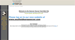 Desktop Screenshot of hanoversoccer.tripod.com